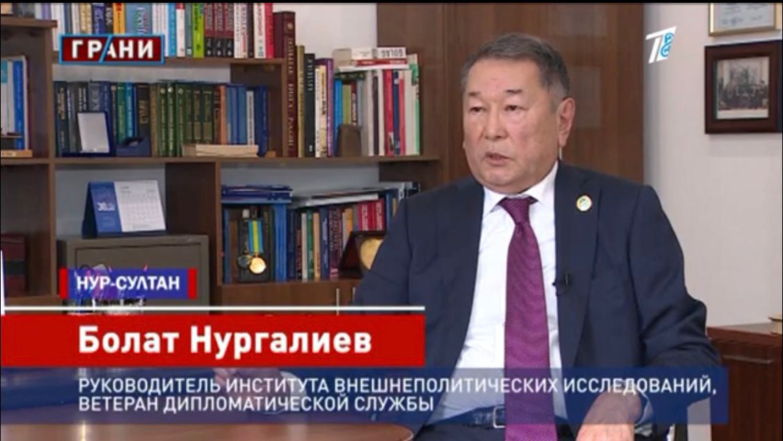 Interview for Eurasia TV channel dedicated to the 30th anniversary of the diplomatic service of Kazakhstan